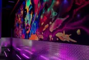 Gymnation Al Marwah Ladies Gym Neon Hallway